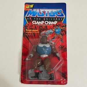 Clamp Champ Masters of the Universe MOTU Action Figure Toy Mattel 1986 OPENED